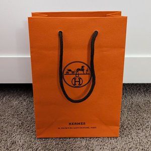 Hermes empty shopping bag